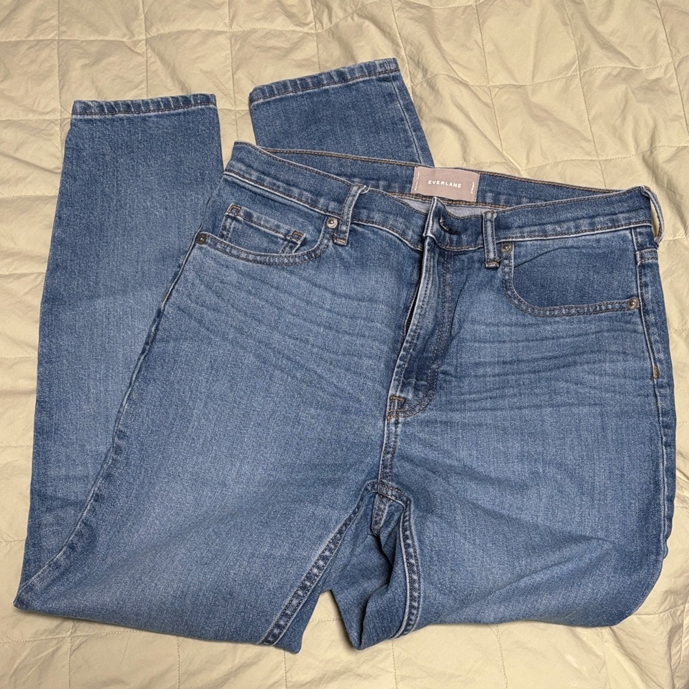 Everlane Women's High Rise Denim Jeans - Classic Blue